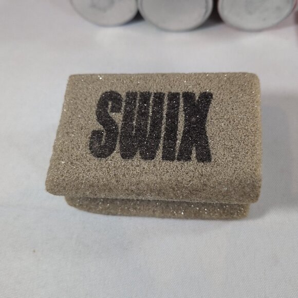 VTG Swix Ski Wax EXTRA Blue Red Green 3 Sticks Scrapper Block Case FULL COMPLETE - Picture 6 of 14